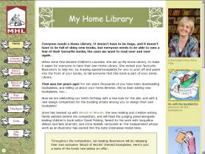 My Home Library website