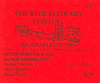 1989 Bede Literary Festival